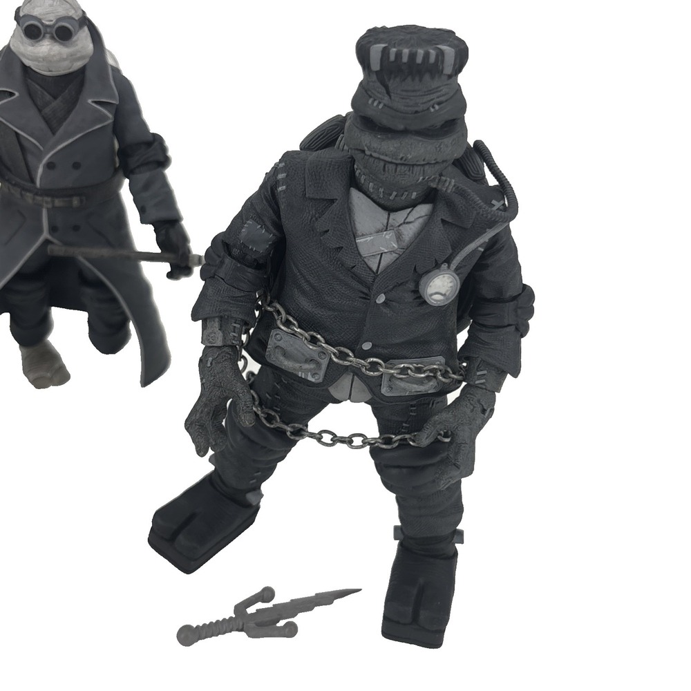 Neca Toys TMNT Universal Monsters Black White Action Figure Lot Set Of 4 - Picture 5 of 11